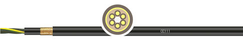 TRVVP-2双护套屏蔽柔性拖链电缆